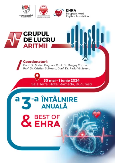 A treia întâlnire anuală a Grupului de Lucru Aritmii & BEST OF EHRA