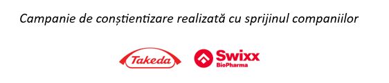 Campanie de constientizare realizata cu sprijinul companiilor Takeda si Swixx BioPharma